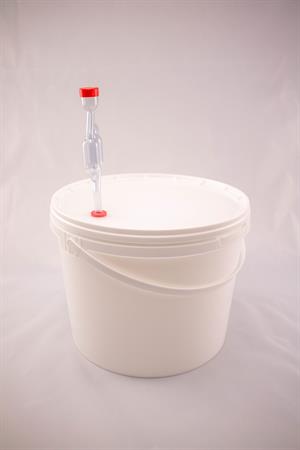10 liters massegæringsspand med gærrør